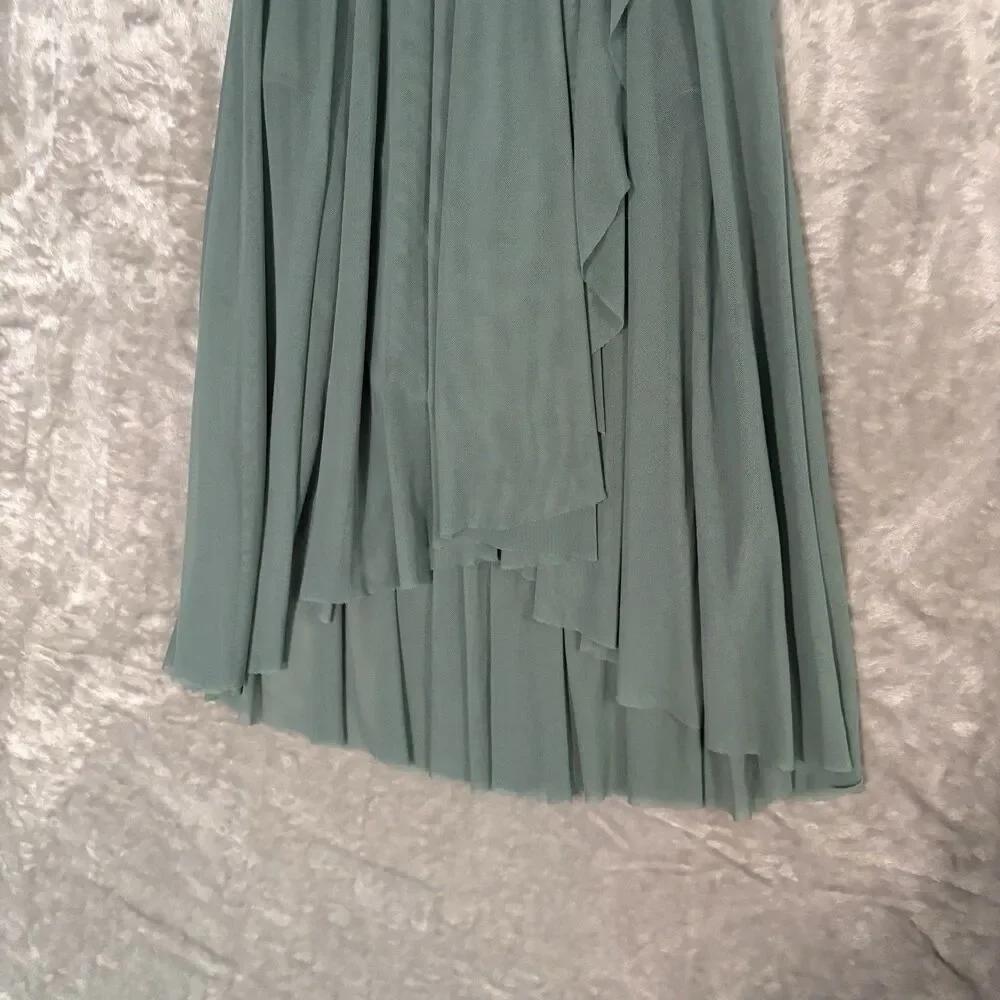 Weissman Sage Green Lyrical Dance Costume Dress (Size SA) Holiday Lace Ballet